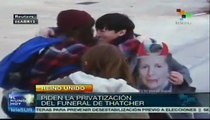 Polémica en torno a funeral de Thatcher en Reino Unido
