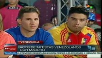 Artistas venezolanos expresan su apoyo a Nicolás Maduro