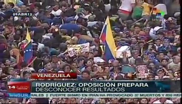 Capriles no firmó acuerdo para respetar resultado electoral