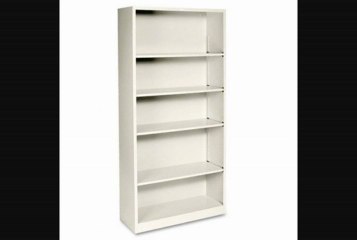 Hon Metal Bookcase, 5 Shelves, 71h, Putty  The Hon Company