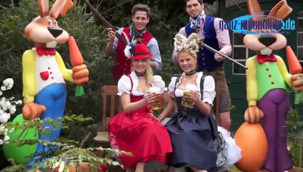 Startschuss zur Nacht der Tracht 2013 mit Cheyenne und Valentina Pahde