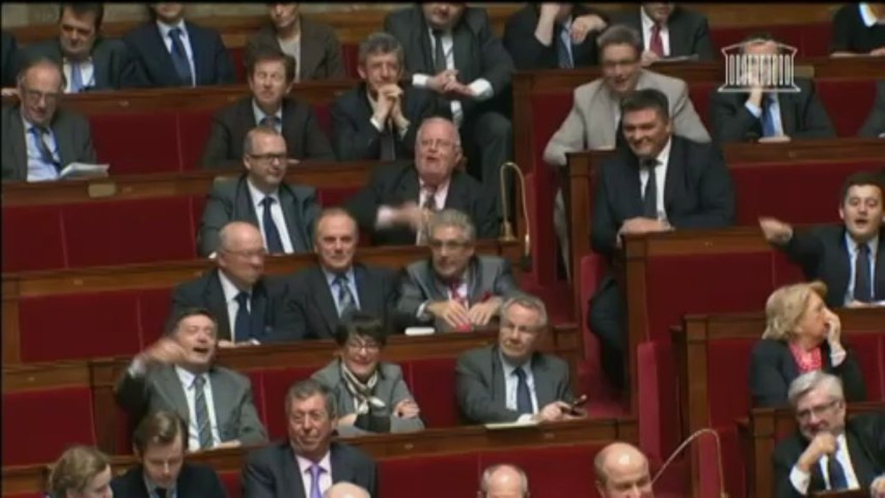 Ayrault chahuté par les députés UMP aux cris de "démission, démission"