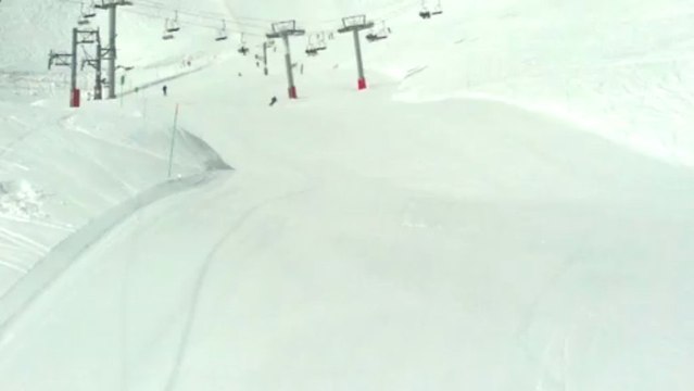 Cauterets 2013. Réglages SnowScoot.