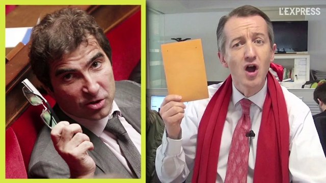 Le Grand Rabbin Bernheim, la droite, et Michel Sapin, les cartons de la semaine