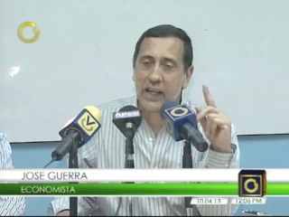 José Guerra: “La escasez y la inflación son provocadas por las políticas del Gobierno”