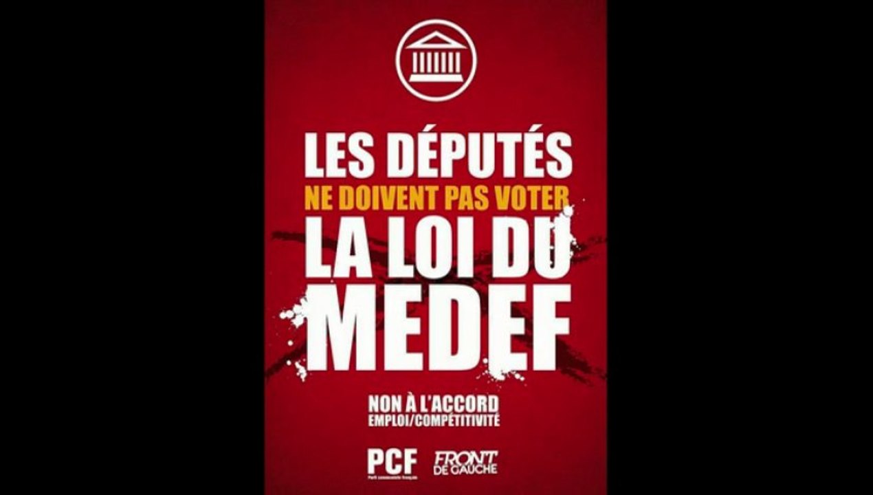 Manifestation départementale contre l'ANI - Montpellier 9 avril 2013