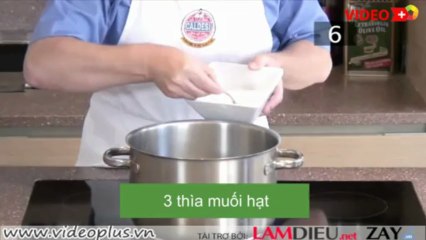 Cach lam mon Pasta khoai tay Gnocchi