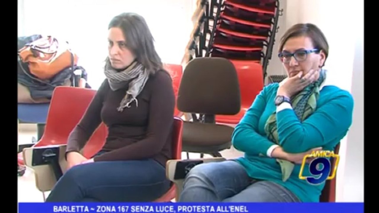 Barletta | Zona 167 senza luce, protesta all' ENEL