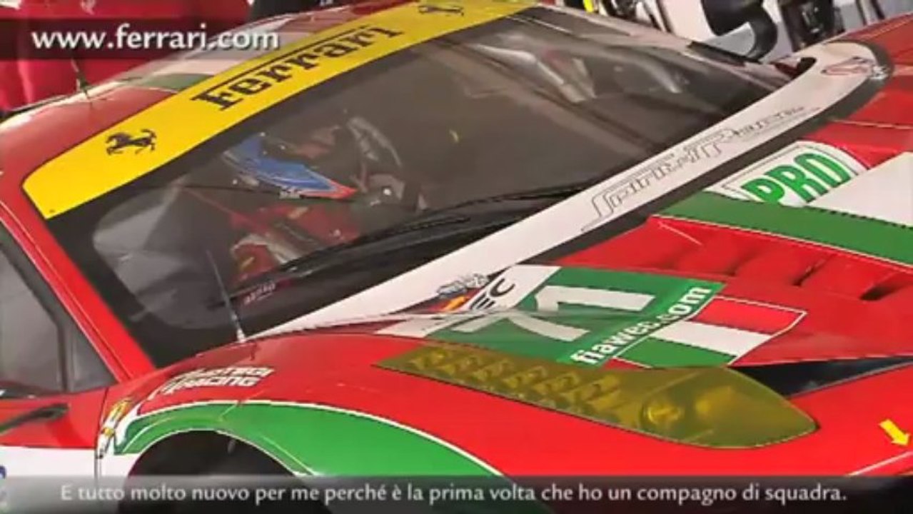 Intervista a Fisichella e Kobayashi: Piloti GT della Ferrari