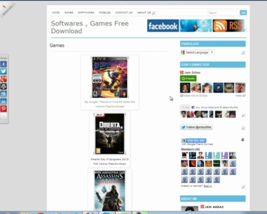 How To Download Games and Softwares From ArbazFida.com