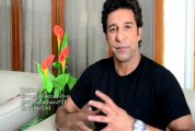 Wasim Akram supports Imran Khan - Vote For Change