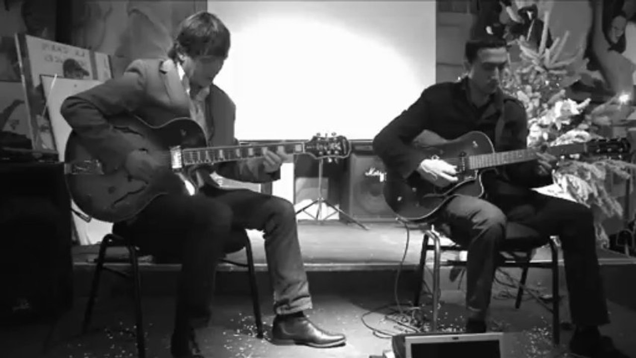 Moudine Garcia et  Bruno Casties à la Chope des Puces