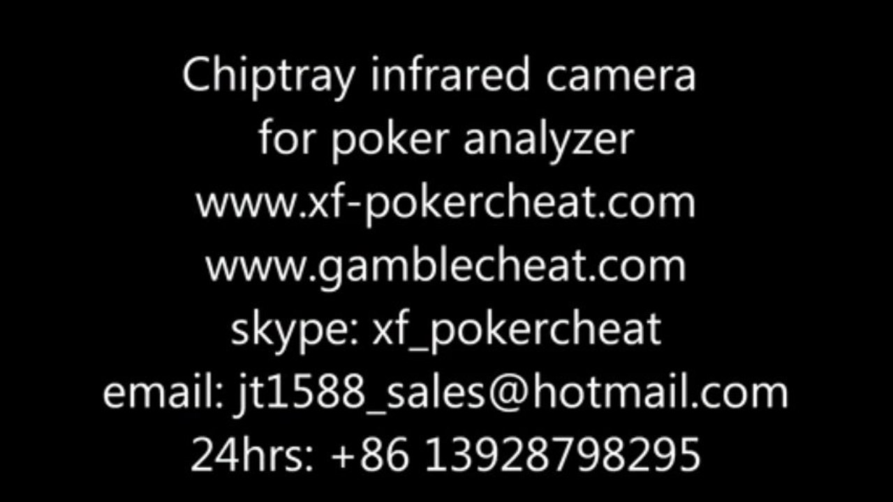 chiptray infrared camera_poker analyzer_card reader_poker scanner_poker cheat