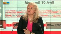Najat Vallaud-Belkacem, Ministre des Droits des Femmes dans Le Grand Journal - 10 avril 1/4