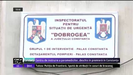 DIGI 24 _ Centru de instruire a paramedicilor, deschis în premieră în Constanţa