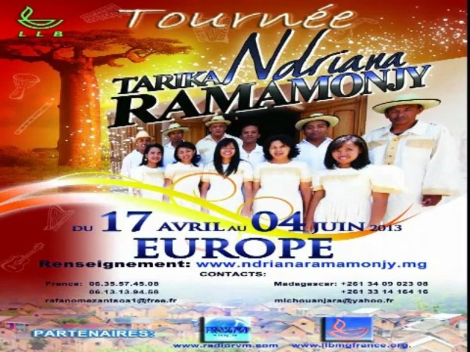 Tarika Ndriana RAMAMONJY - Tournée 2013 EUROPE