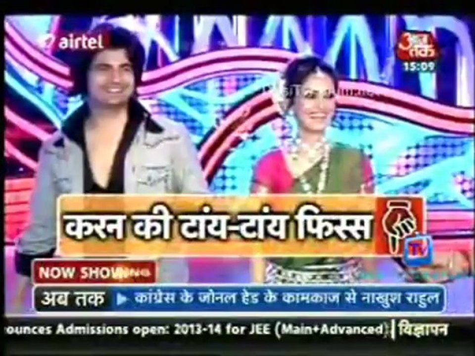 *Gurmeet Choudhary* GC in Nach Baliye Shirman vs Shrimati SBB Segment 11/04/2013