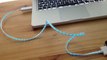 Cable USB a led bleu pour iPhone 3G 3GS 4 4S iPad & iTouch [ World iTech ]