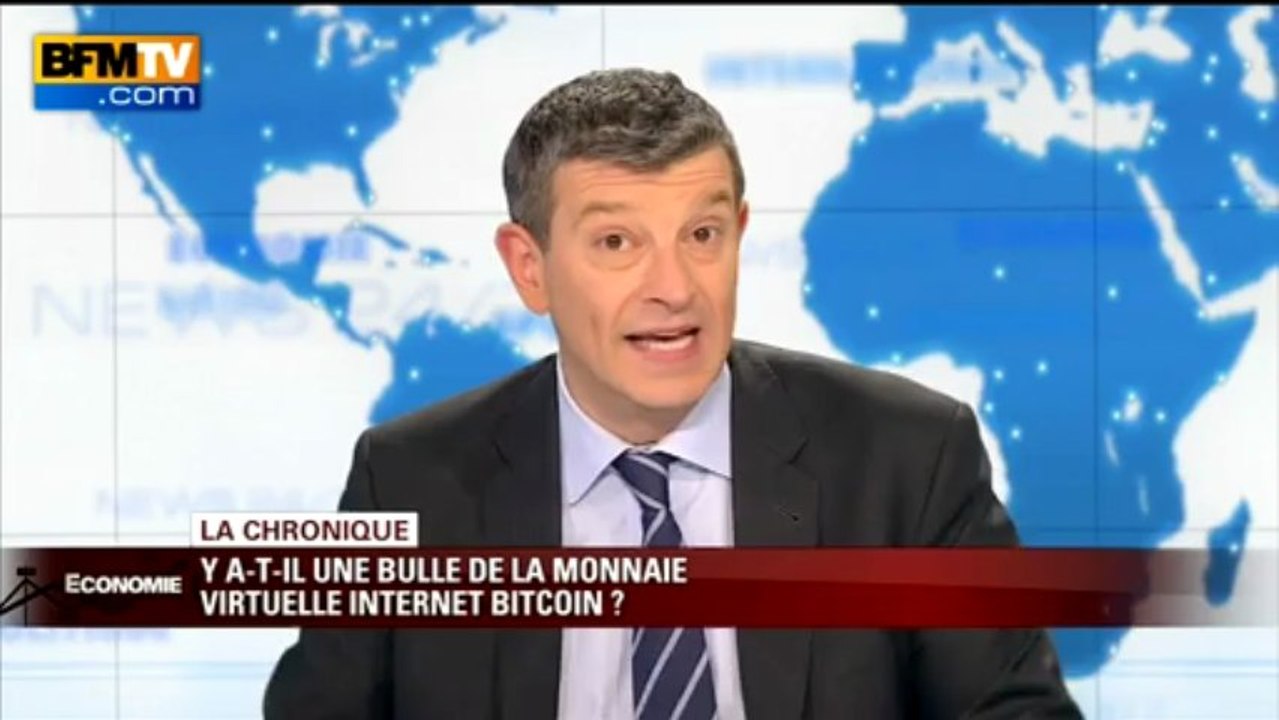 Chronique éco de Nicolas Doze: la bulle de la monnaie virtuelle le "Bitcoin" - 11/04