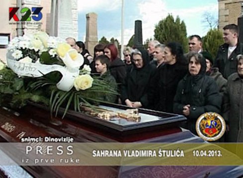 K23TV - Press iz prve ruke - Sahrana Vladimira Štulića - 10. april 2013.