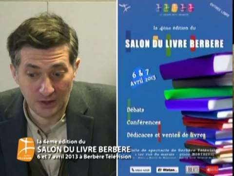 LOTFI HADJIAT AU SALON DU LIVRE BERBÈRE LE 06 ET 07 AVRIL A BERBÈRE TÉLÉVISION