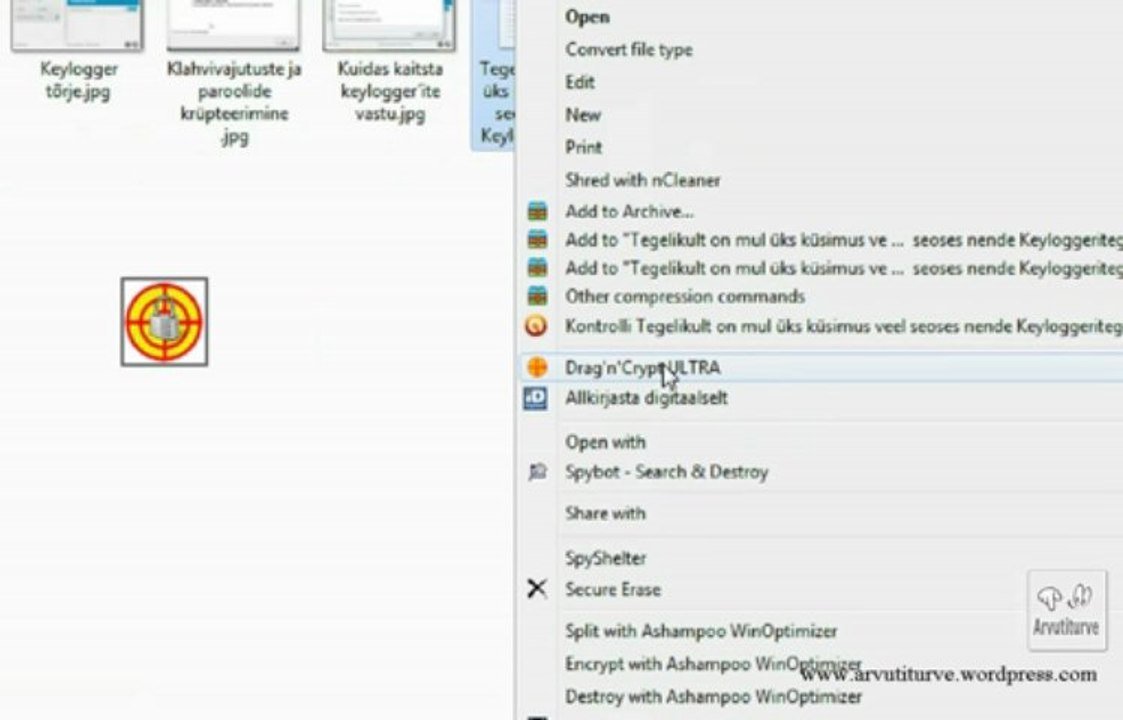 Freeware file encryption for windows Drag ‘n Crypt ULTRA