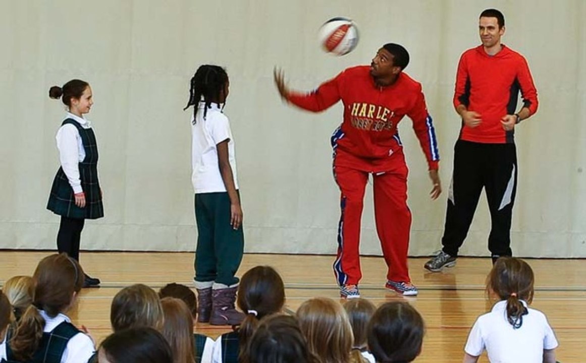 Harlem Globetrotters' Anthony 'Buckets' Blakes