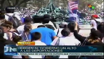 Protesta en EE.UU. exige reforma migratoria