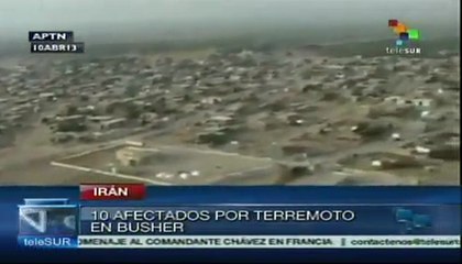 Unas 10 mil personas sin hogar tras terremoto en Irán