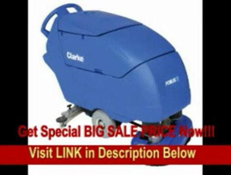 [BEST BUY] Clarke FOCUS II Disc 26 Commercial Walk Behind Automatic Scrubber 26 Inch
