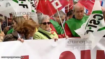 Trabajadores de Sanidad se concentran en Madrid