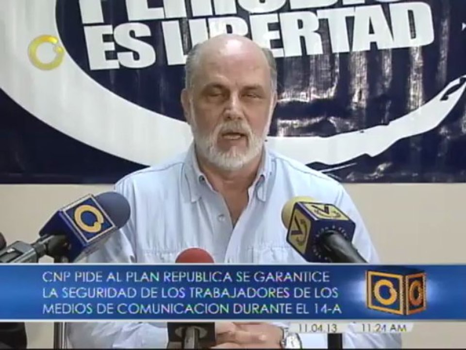 CNP y la Alianza para la Libertad de Expresión hicieron un llamado a votar este 14A