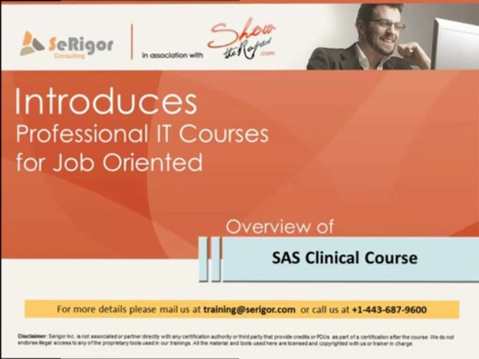SAS Clinical Online Training
