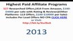 Highest Paying Affiliate Program -Highest Affiliate Payouts for 2013