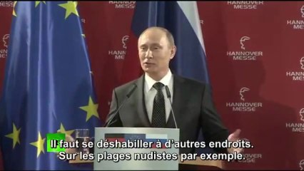 RT 2013.04.08 Poutine et les Femen à Hanovre