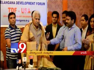 Palvai Govardhan Reddy felicitated by TDF in Dallas - USA