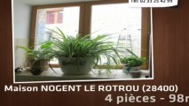 A vendre maison - NOGENT LE ROTROU (28400) - 98m² - 95 000€