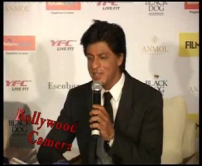 SRK Embraces The Dapper Gentleman Look At Magazine Cover Launch