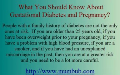 What You Should Know About Gestational Diabetes and Pregnancy