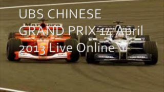 F1 Grand Prix Shanghai China 2013 Live