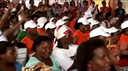 Emma Thompson visits ActionAid projects in South Africa