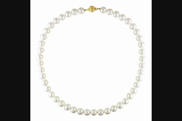 Télécharger la video: Miadora 14k Yellow Gold White Akoya Pearl Necklace (99.5 Mm)