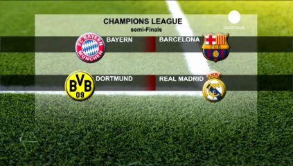 Bayern-Barca, Dortmund-Madrid in Champions League semi...