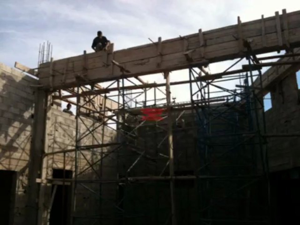 Etat d'avancement des travaux de la mosquée ouled soumane.(Mars 2013)