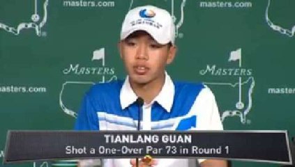 Tianlang Guan Impresses at The Masters