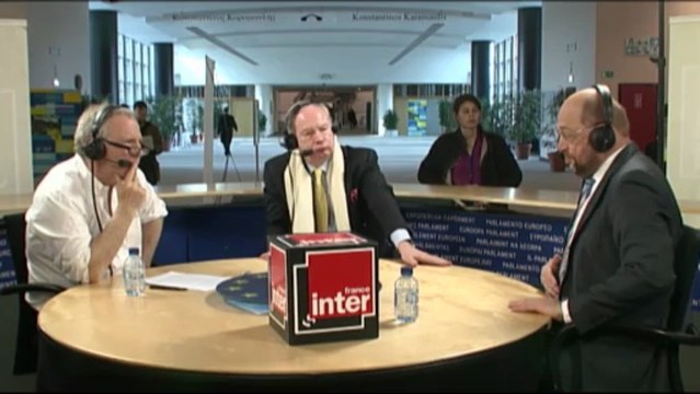 Martin Schulz, Président du Parlement Européen en direct de Bruxelles