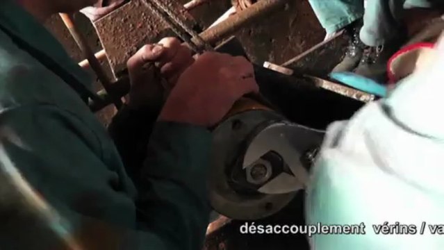 Reprise de l'étanchéité des vannes de Villerest