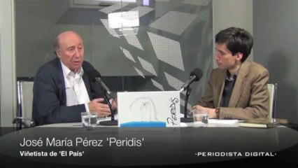 José María Pérez, 'Peridis', viñetista de El País. 17-4-2013