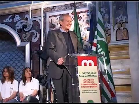 Napoli - Congresso Cisl Campania, intervista a Lina Lucci (17.04.13)