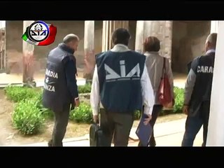 Pompei (NA) - La Dia ispeziona i cantieri negli scavi (17.04.13)